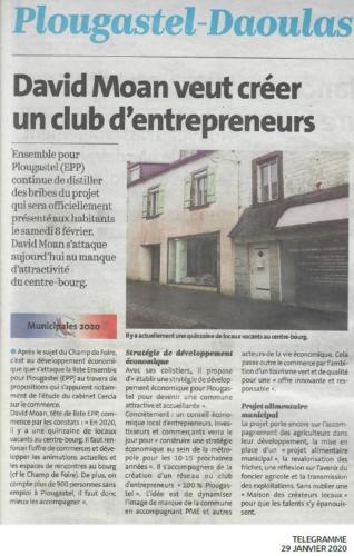 20200129 David Moan veut créer un club d'entrepreneurs