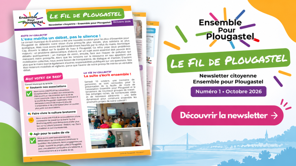 Découvrir Le Fil de Plougastel, numéro 1, octobre 2026